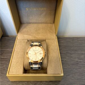 Burberry BU9006 Two Tone Stainless Steel Men's Watch